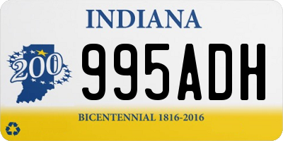 IN license plate 995ADH