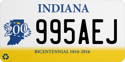 IN license plate 995AEJ