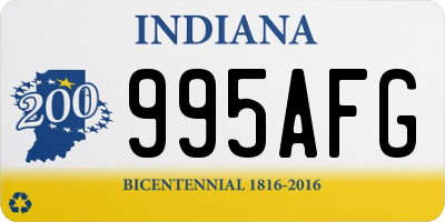 IN license plate 995AFG