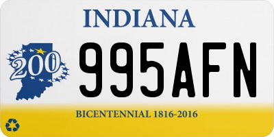 IN license plate 995AFN