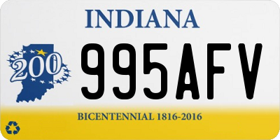 IN license plate 995AFV