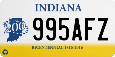 IN license plate 995AFZ