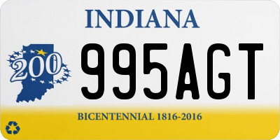 IN license plate 995AGT