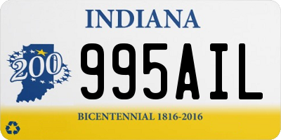 IN license plate 995AIL