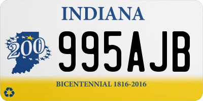 IN license plate 995AJB