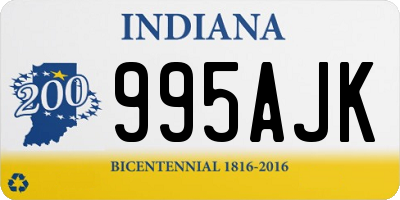 IN license plate 995AJK