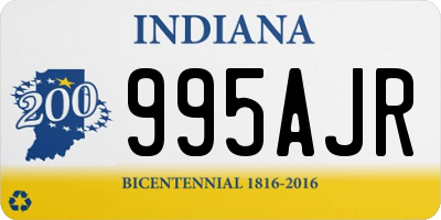 IN license plate 995AJR