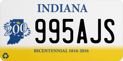 IN license plate 995AJS