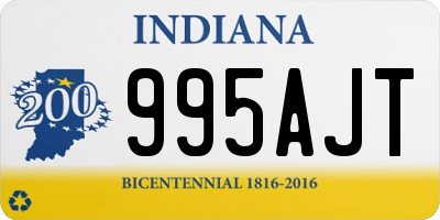 IN license plate 995AJT