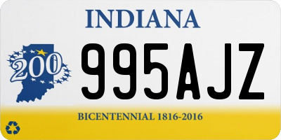 IN license plate 995AJZ