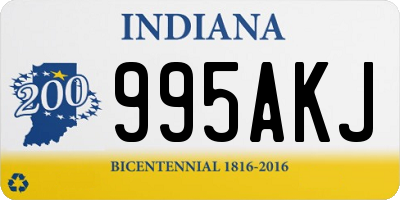 IN license plate 995AKJ