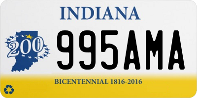 IN license plate 995AMA