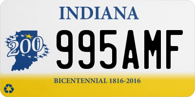 IN license plate 995AMF