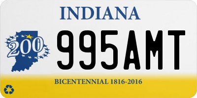 IN license plate 995AMT