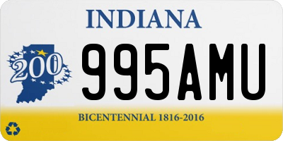 IN license plate 995AMU