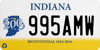 IN license plate 995AMW