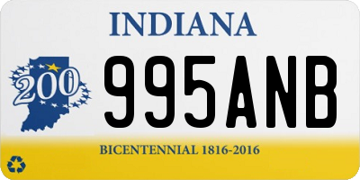 IN license plate 995ANB