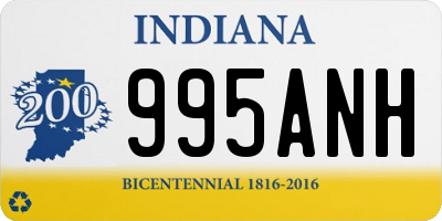 IN license plate 995ANH