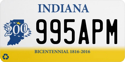 IN license plate 995APM