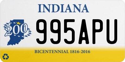 IN license plate 995APU