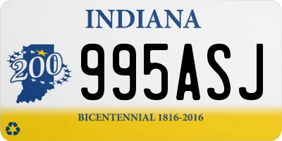 IN license plate 995ASJ