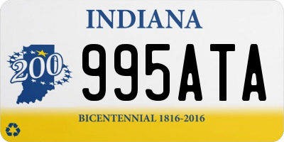 IN license plate 995ATA