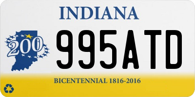 IN license plate 995ATD