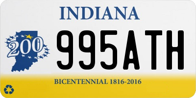 IN license plate 995ATH