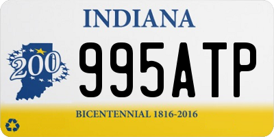 IN license plate 995ATP