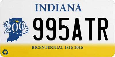 IN license plate 995ATR