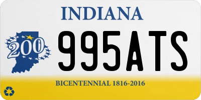 IN license plate 995ATS