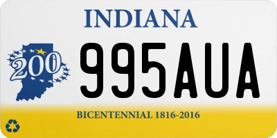 IN license plate 995AUA