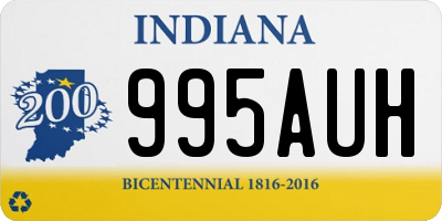 IN license plate 995AUH