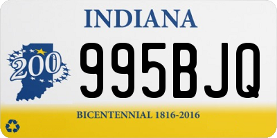 IN license plate 995BJQ