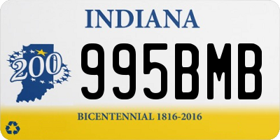 IN license plate 995BMB