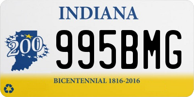 IN license plate 995BMG