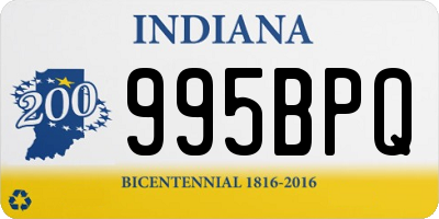 IN license plate 995BPQ