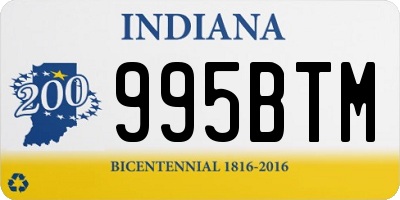 IN license plate 995BTM