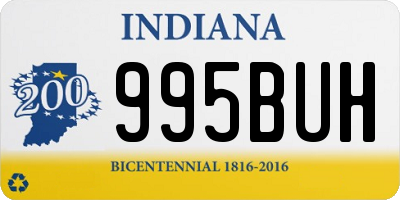 IN license plate 995BUH