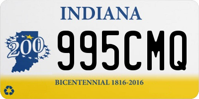 IN license plate 995CMQ