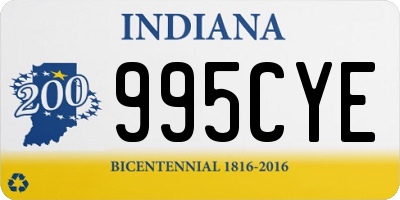 IN license plate 995CYE