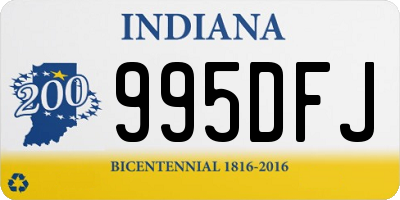 IN license plate 995DFJ