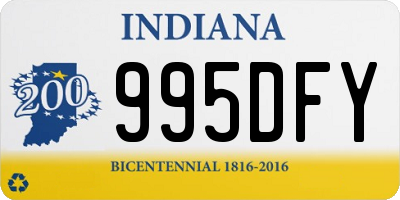 IN license plate 995DFY