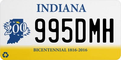 IN license plate 995DMH