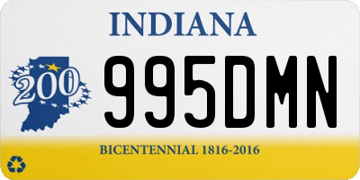 IN license plate 995DMN