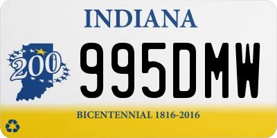 IN license plate 995DMW