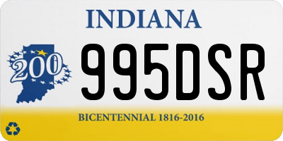 IN license plate 995DSR