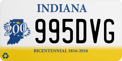 IN license plate 995DVG