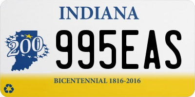 IN license plate 995EAS