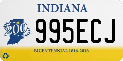 IN license plate 995ECJ